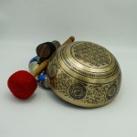 Handmade medicine Buddha Carving Singing Bowls