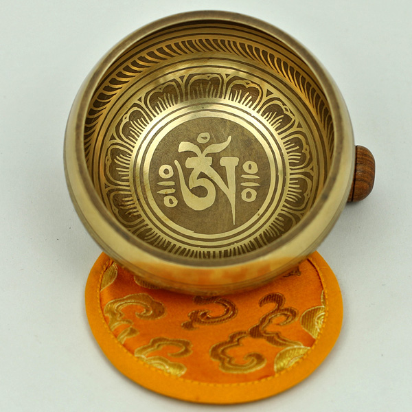 Tibetan Lotus Mantra Singing Bowls A