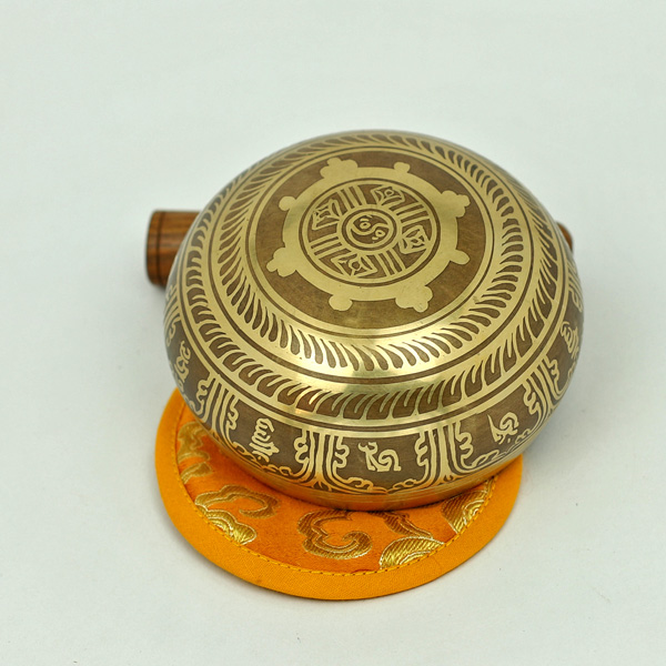 Tibetan Lotus Mantra Singing Bowls A